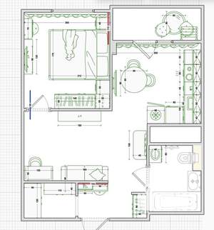 2-к квартира, вторичка, 42м2, 25/26 этаж