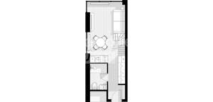 Студия квартира, вторичка, 25м2, 2/16 этаж