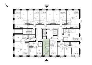Студия квартира, вторичка, 23м2, 15/17 этаж