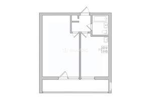 1-к квартира, вторичка, 35м2, 11/16 этаж