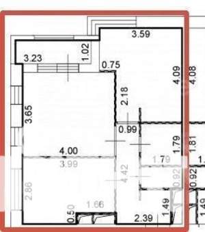 2-к квартира, вторичка, 50м2, 13/25 этаж