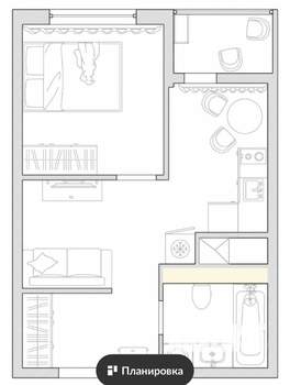 Студия квартира, вторичка, 29м2, 19/26 этаж
