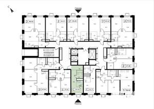 Студия квартира, вторичка, 23м2, 4/17 этаж