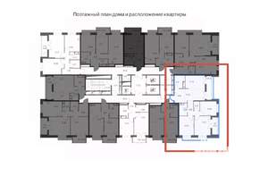 4-к квартира, строящийся дом, 83м2, 7/24 этаж