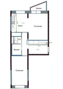 2-к квартира, вторичка, 74м2, 15/22 этаж