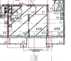 1-к квартира, вторичка, 48м2, 3/25 этаж