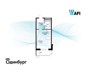 Студия квартира, вторичка, 39м2, 18/24 этаж
