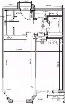 1-к квартира, вторичка, 52м2, 18/24 этаж