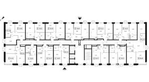 2-к квартира, вторичка, 36м2, 2/17 этаж