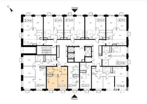 1-к квартира, вторичка, 35м2, 3/17 этаж