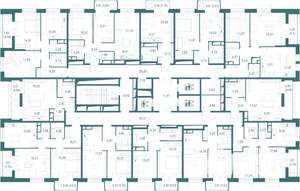 2-к квартира, вторичка, 57м2, 17/24 этаж