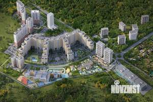 1-к квартира, строящийся дом, 37м2, 22/24 этаж