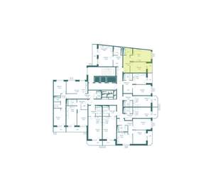 1-к квартира, вторичка, 46м2, 18/22 этаж