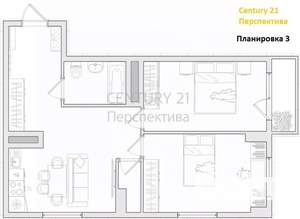 2-к квартира, вторичка, 53м2, 10/25 этаж