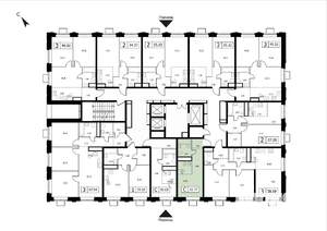 Студия квартира, вторичка, 23м2, 9/17 этаж