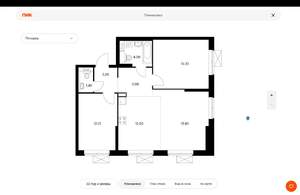 3-к квартира, вторичка, 70м2, 8/25 этаж
