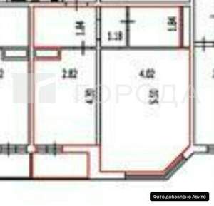 1-к квартира, вторичка, 45м2, 22/22 этаж