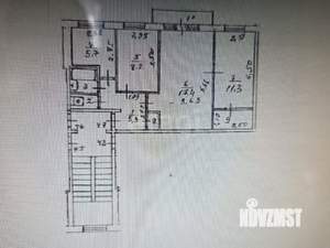 3-к квартира, вторичка, 55м2, 2/5 этаж