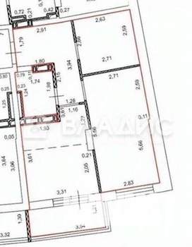 2-к квартира, вторичка, 48м2, 6/25 этаж