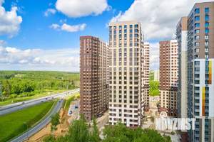 2-к квартира, строящийся дом, 54м2, 23/24 этаж