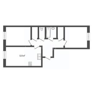 3-к квартира, вторичка, 79м2, 23/25 этаж