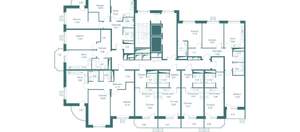 2-к квартира, вторичка, 70м2, 4/24 этаж