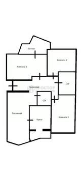 4-к квартира, вторичка, 110м2, 3/12 этаж