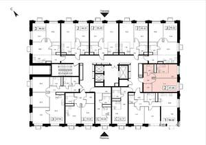 2-к квартира, вторичка, 37м2, 14/17 этаж