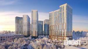 2-к квартира, вторичка, 46м2, 22/23 этаж