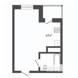 1-к квартира, вторичка, 34м2, 13/25 этаж