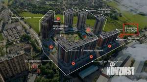 1-к квартира, вторичка, 40м2, 2/19 этаж