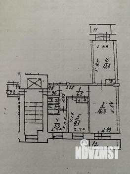 3-к квартира, вторичка, 55м2, 9/9 этаж