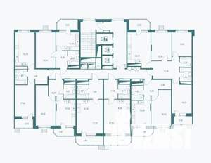 1-к квартира, строящийся дом, 39м2, 2/24 этаж