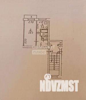 1-к квартира, вторичка, 28м2, 3/5 этаж